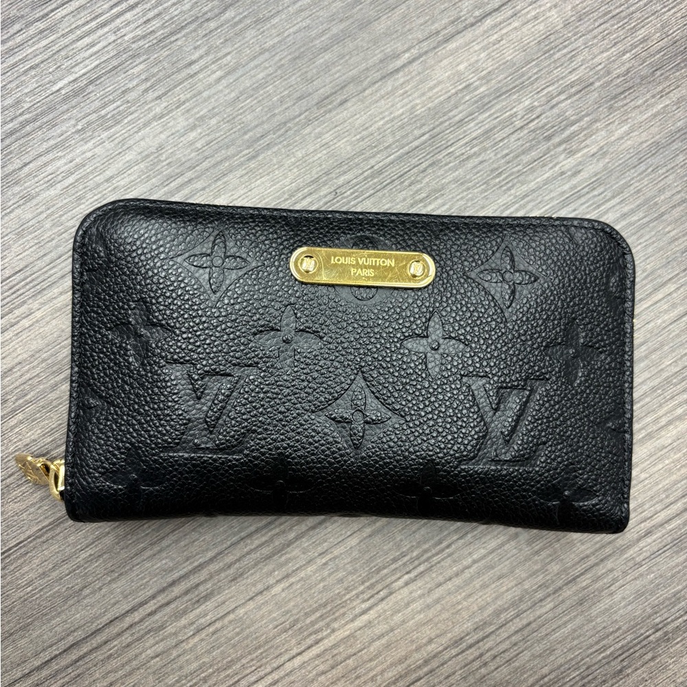 Louis Vuitton Black Empreinte Margot Wallet